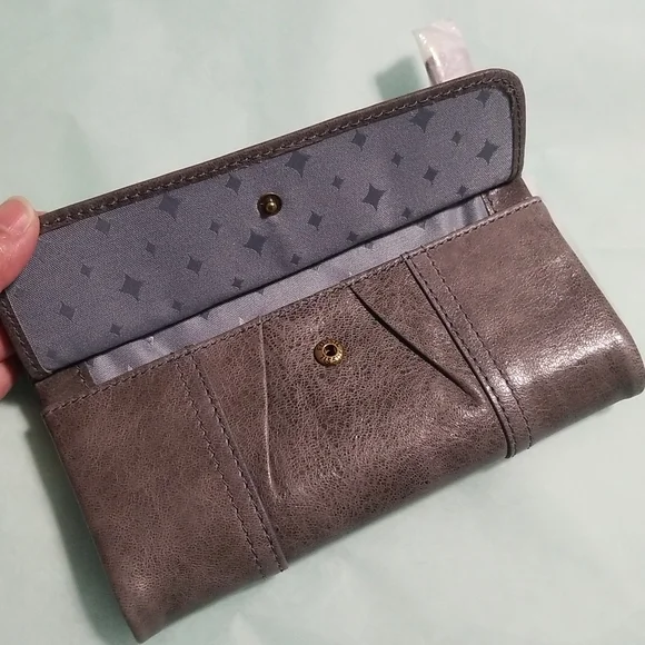 Brand New Fossil Full Size Wallet/Clutch(Grey) - Picture 5 of 11